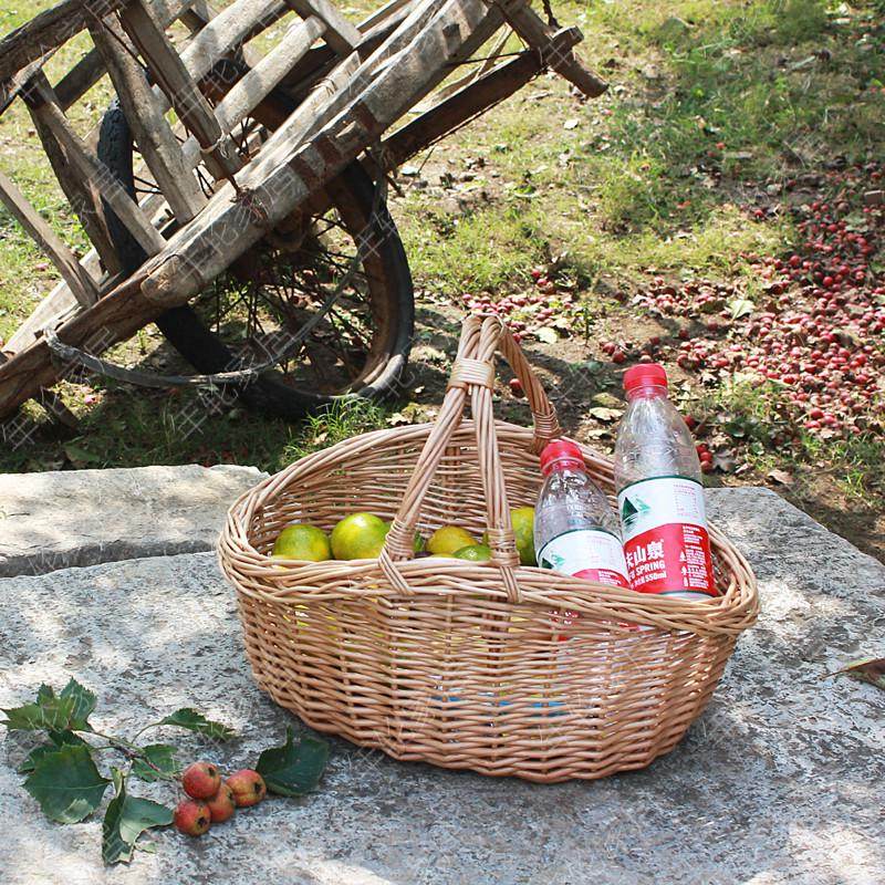 柳编藤编野餐篮子鸡蛋篮花篮购物篮礼品篮菜篮手提篮水果篮,收纳整理,其他收纳篮,淘宝优惠券,粉丝福利购,淘宝优惠卷