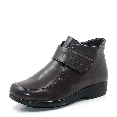 mileno米莲诺坡跟真毛里妈妈鞋