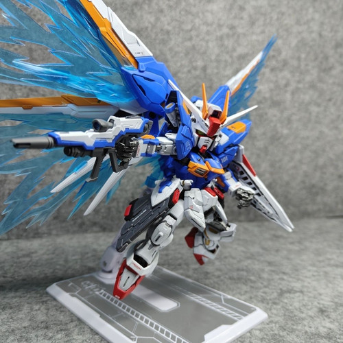 现货 MGSD 自由高达光翼特效件 freedom Q版 BB战士 荧光特效件
