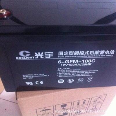 12V100AH 6-GFM-100C 铅酸免维护 机房UPS直流屏 电瓶