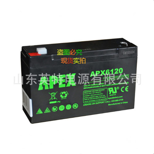 APEX6120蓄电池6VH铅酸