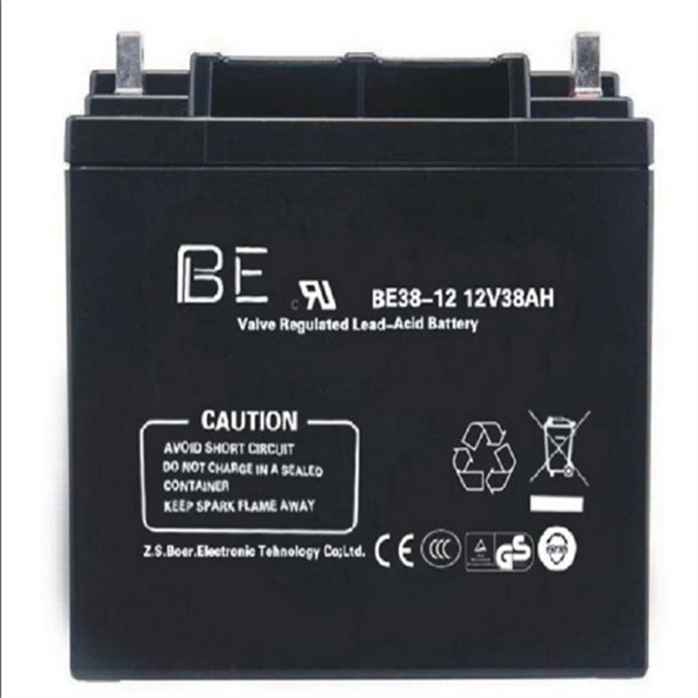 BE38-12 绿色免维护储能型电瓶 保险柜ups系统应急后备电