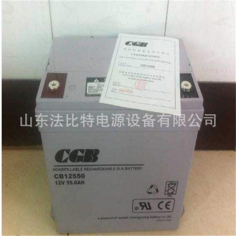 CGB铅酸蓄电池CB12550应急电源12V55Ah全新含税 质保3年
