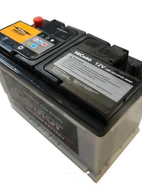 Delkor蓄电池75A-72 12V55AH韩国德高进口电池 质保三年