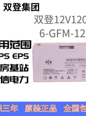 6-GFM-120 12V120AH铅酸免维护蓄电瓶 UPS电源专用