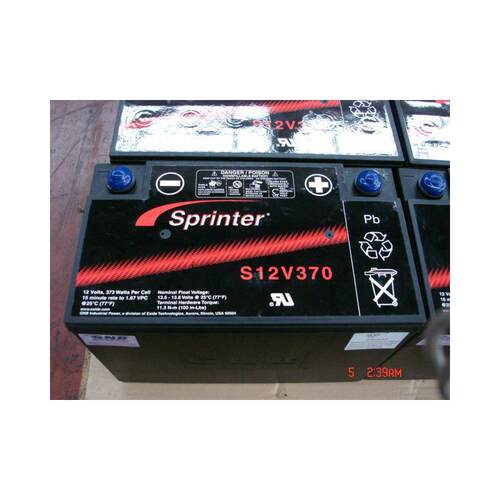 美国GNBS12V500蓄电池，