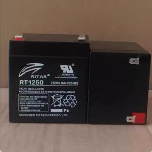 玩具备用电池 RITAR蓄电池RT1250电梯平层应急电源12V5AH童车