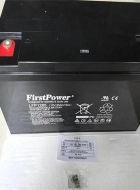 FirstPowerUPS蓄电池LFP1265免维护12V65Ah质保3年