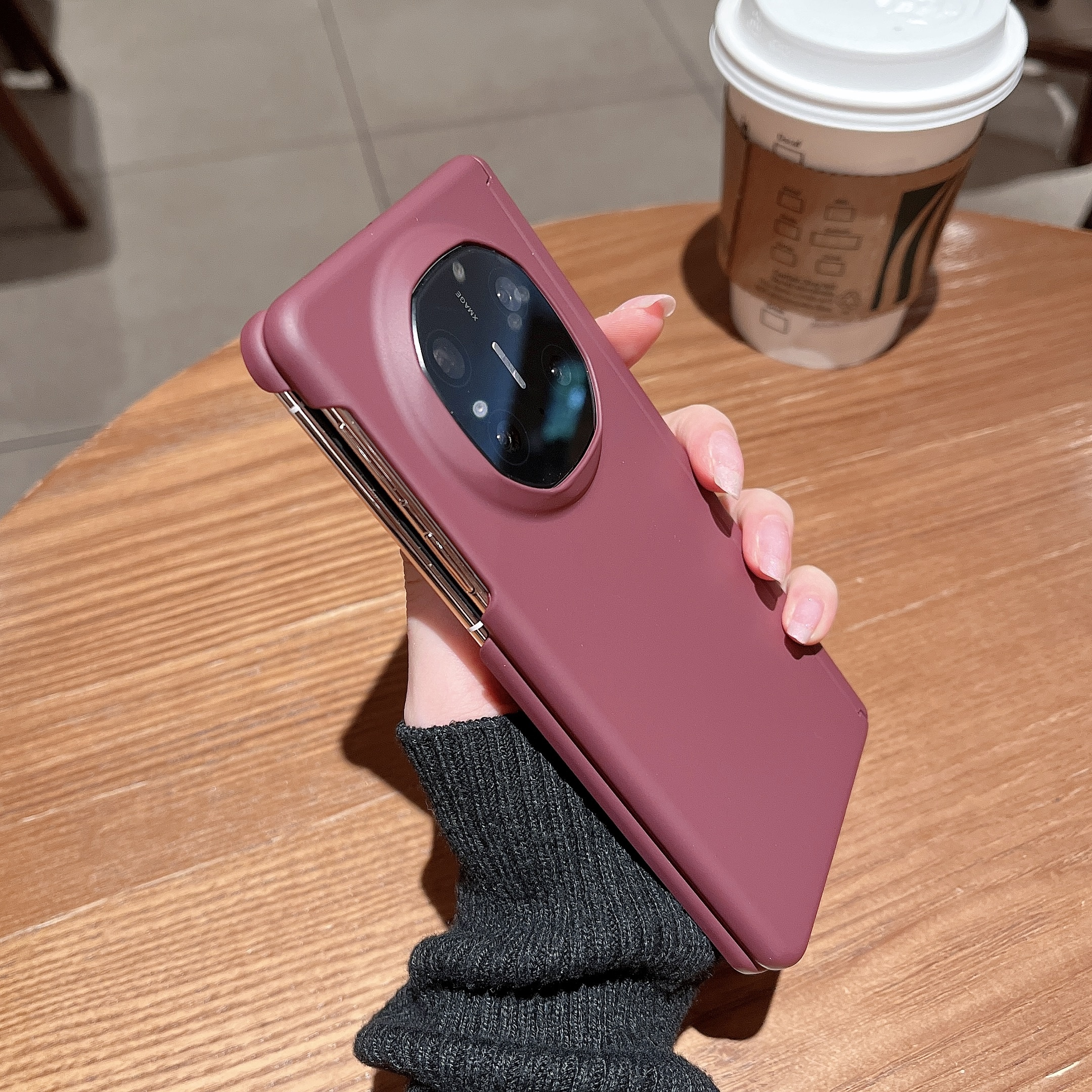 磁吸双中轴适用荣耀Magic V5手机壳超薄折叠屏v3高级感男女款华为matex6/x5全包防摔vs2简约肤感findn5保护套