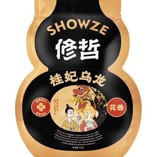 修哲桂妃乌龙桂花香散装茶