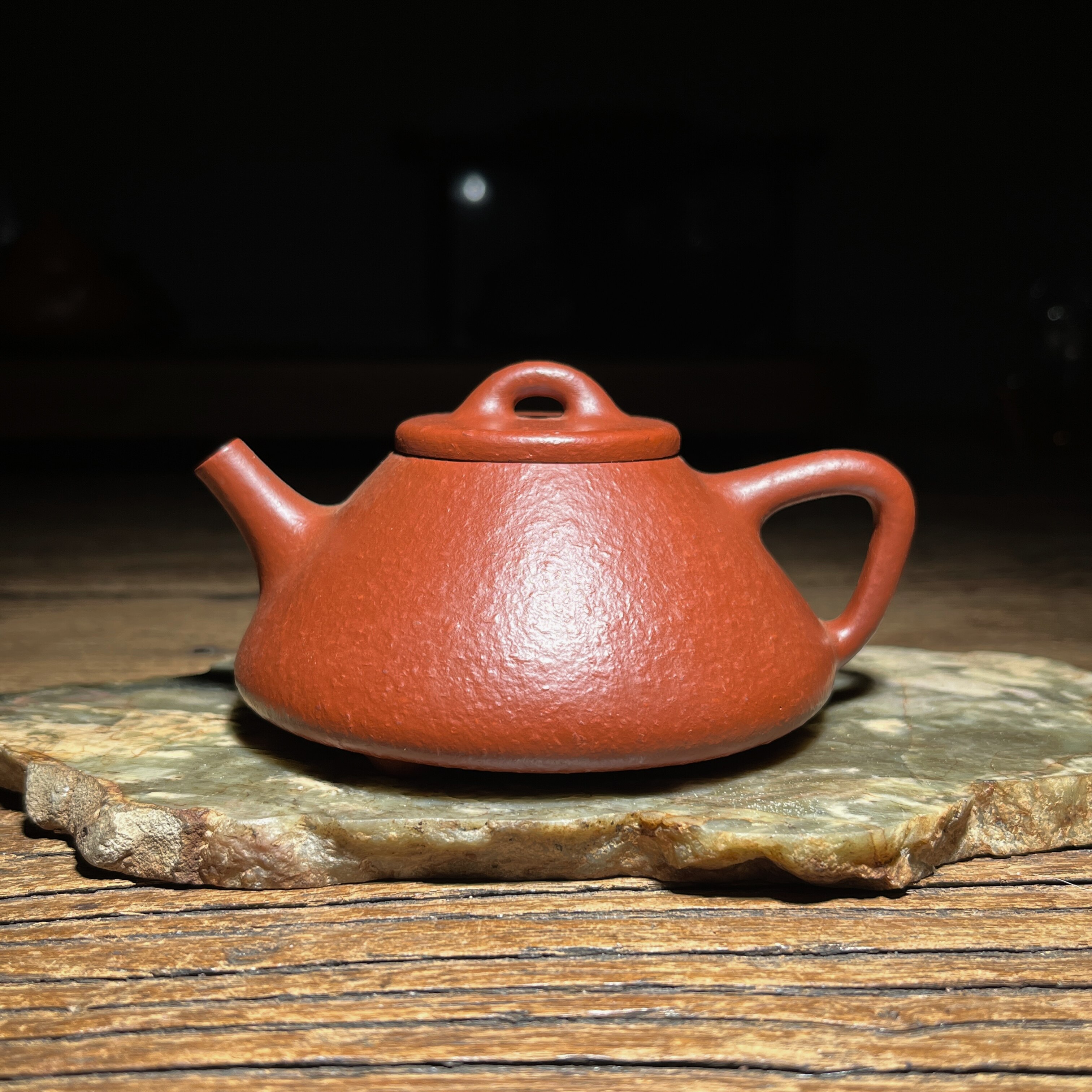 宜兴紫砂壶精挑粗砂原矿硬朱泥全手工中式茶具泡茶子冶石瓢160mL