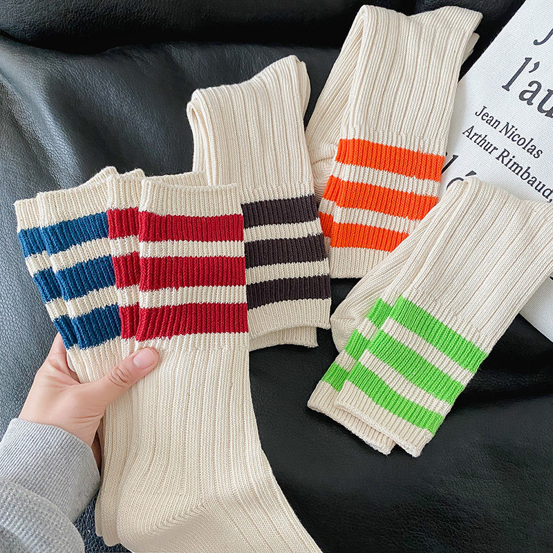 做不到的承诺和撒谎有什么区别~个性条纹三杠学院风运动男女款