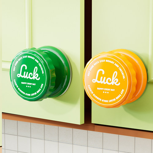 吸盘门把手免打孔厨房玻璃推拉门拉手冰箱抽屉橱柜衣柜门自粘把手