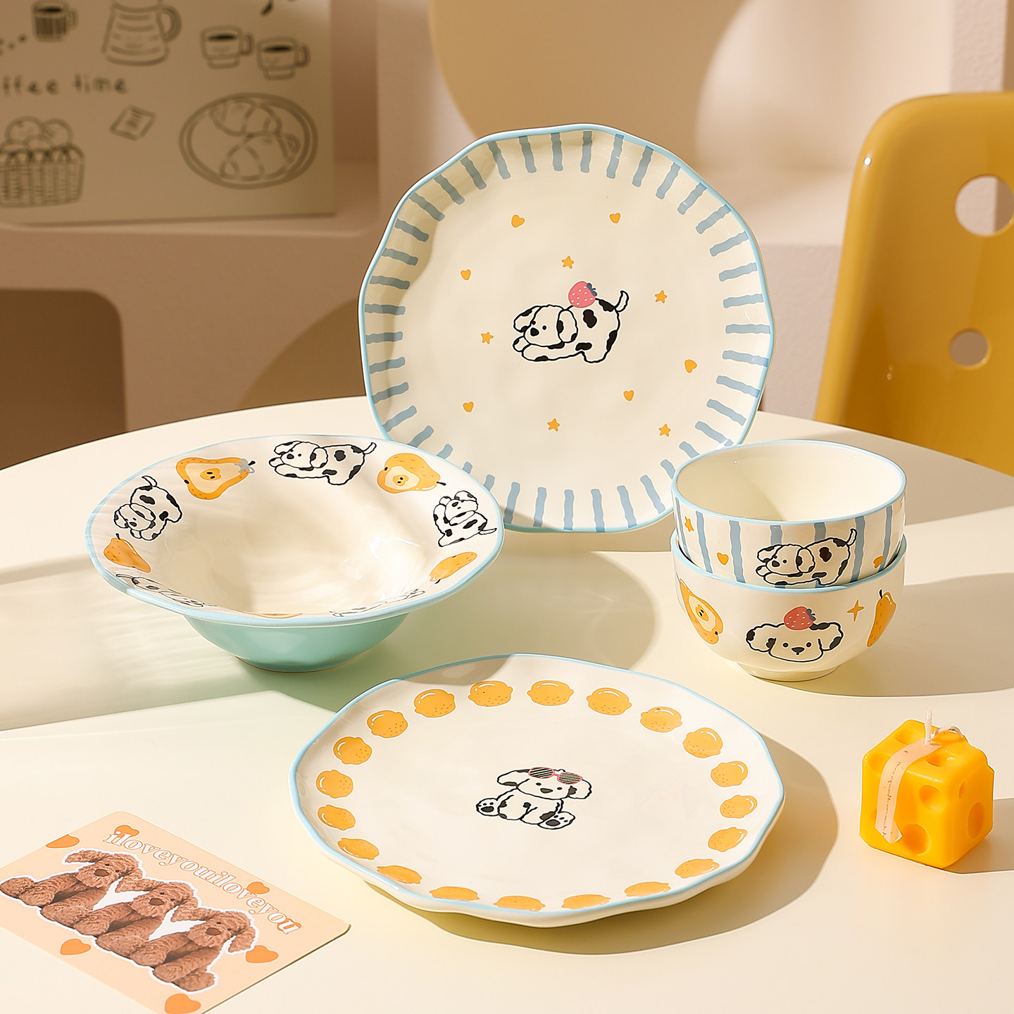 cookzone可爱高颜值碗盘陶瓷餐具图片