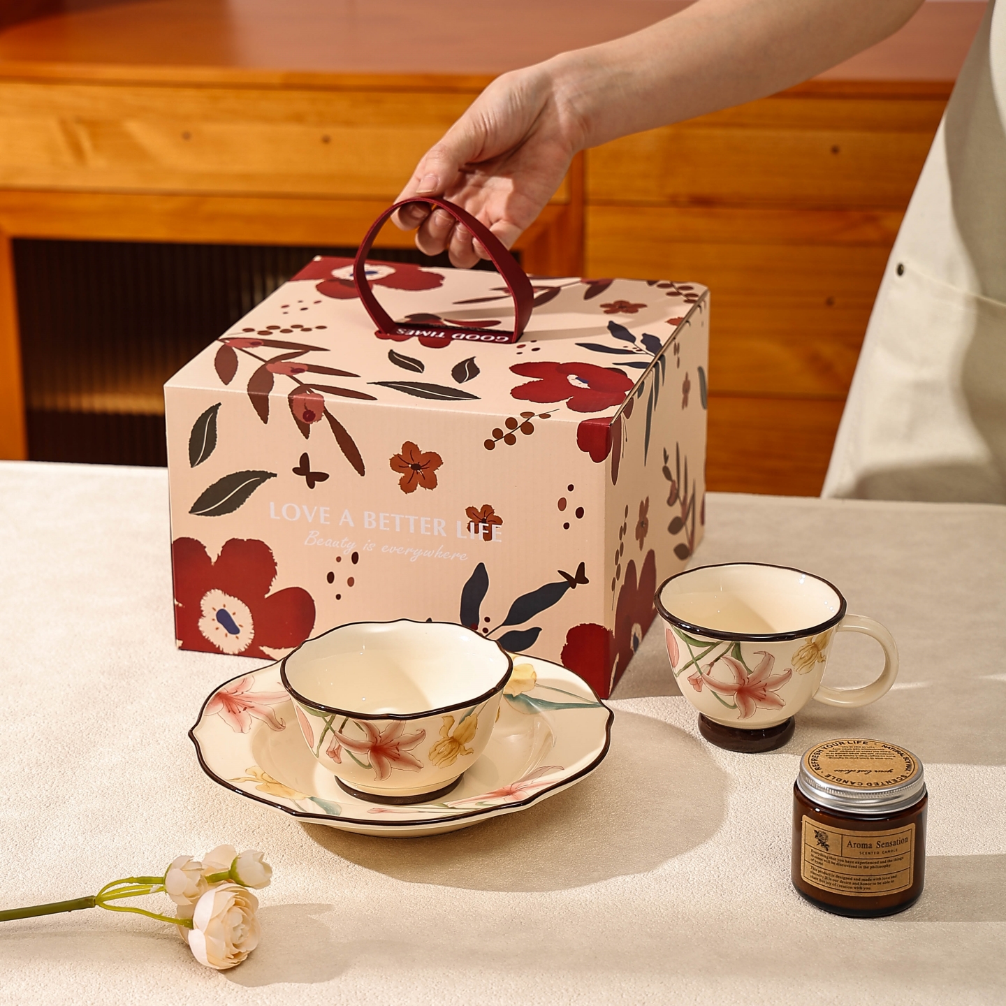 cookzone小众复古陶瓷餐具礼盒