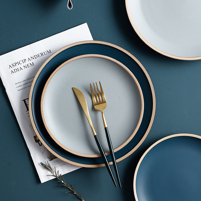 牛排餐欧式创意网红ins风盘子