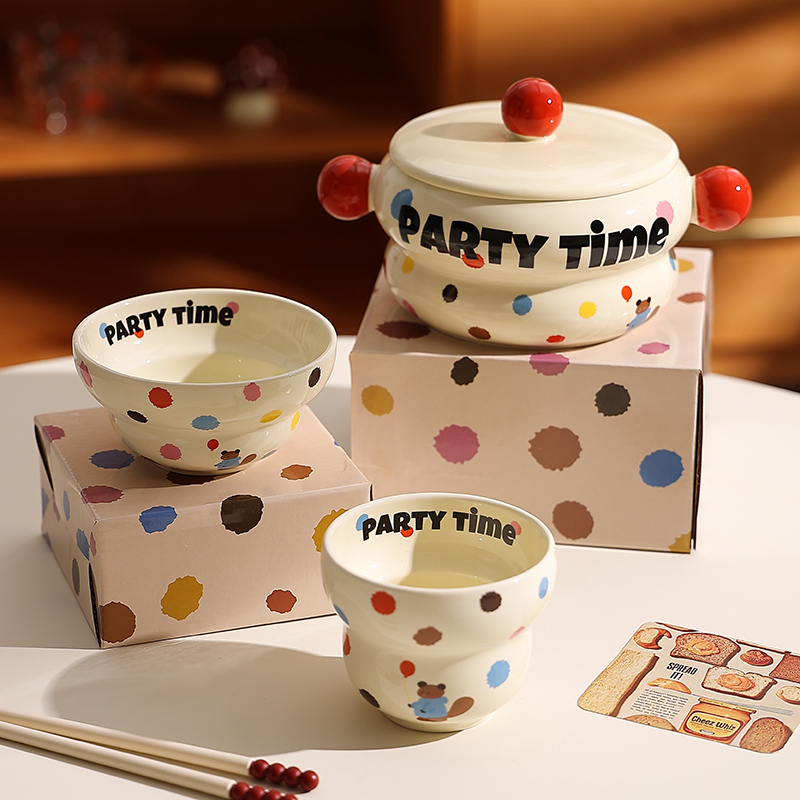 cookzone陶瓷可爱PARTYTIME餐具