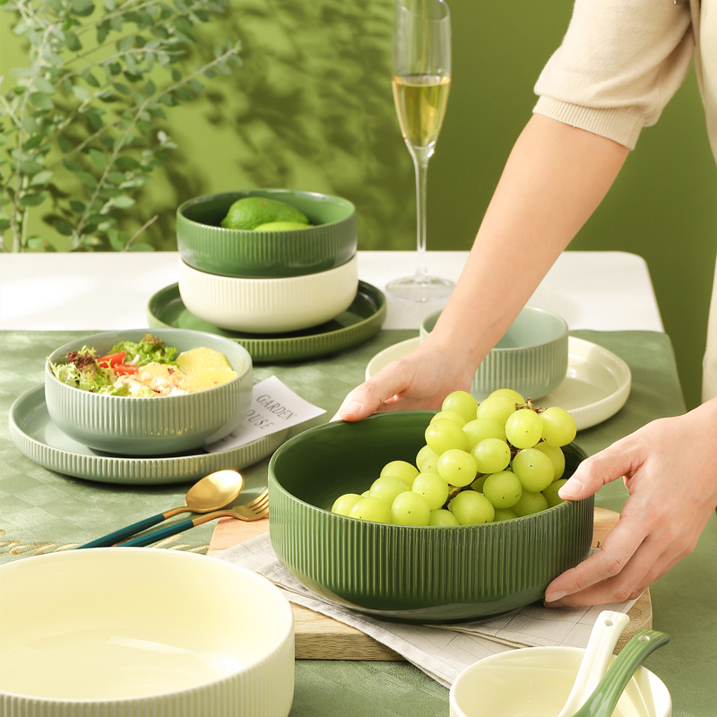 ins风网红陶瓷碗盘套装