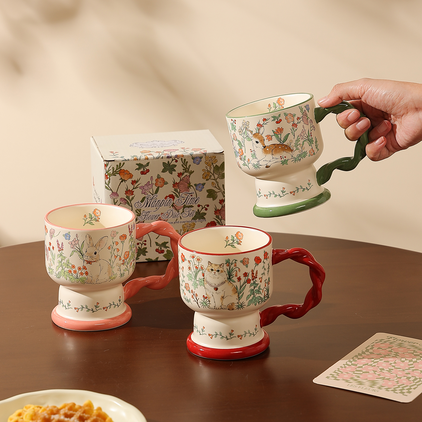 cookzone油画风小众高级感马克杯