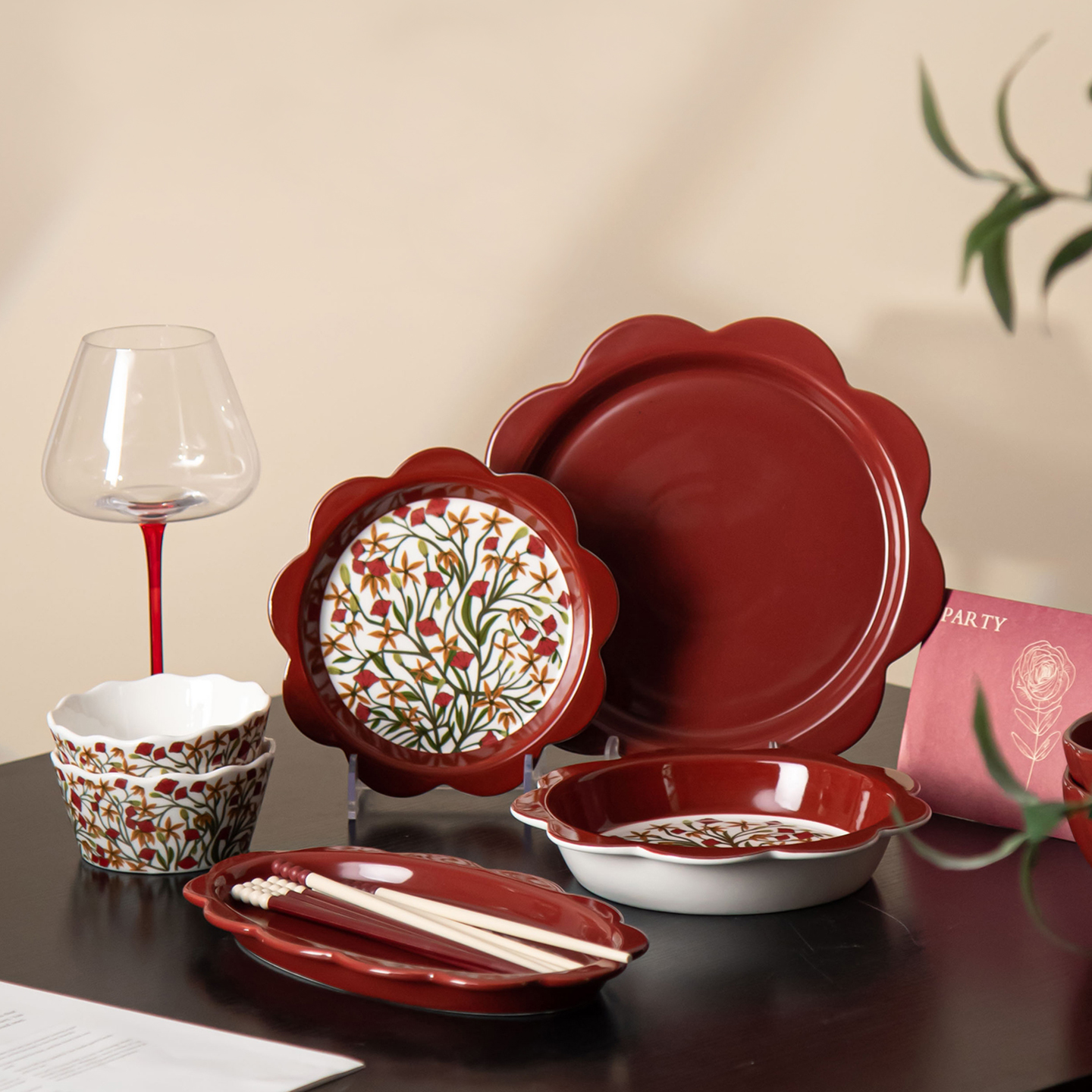 高档陶瓷餐具碗碟套装新婚礼物