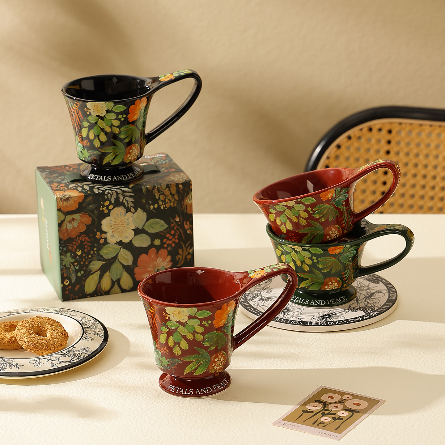 cookzone复古高脚马克杯伴手礼