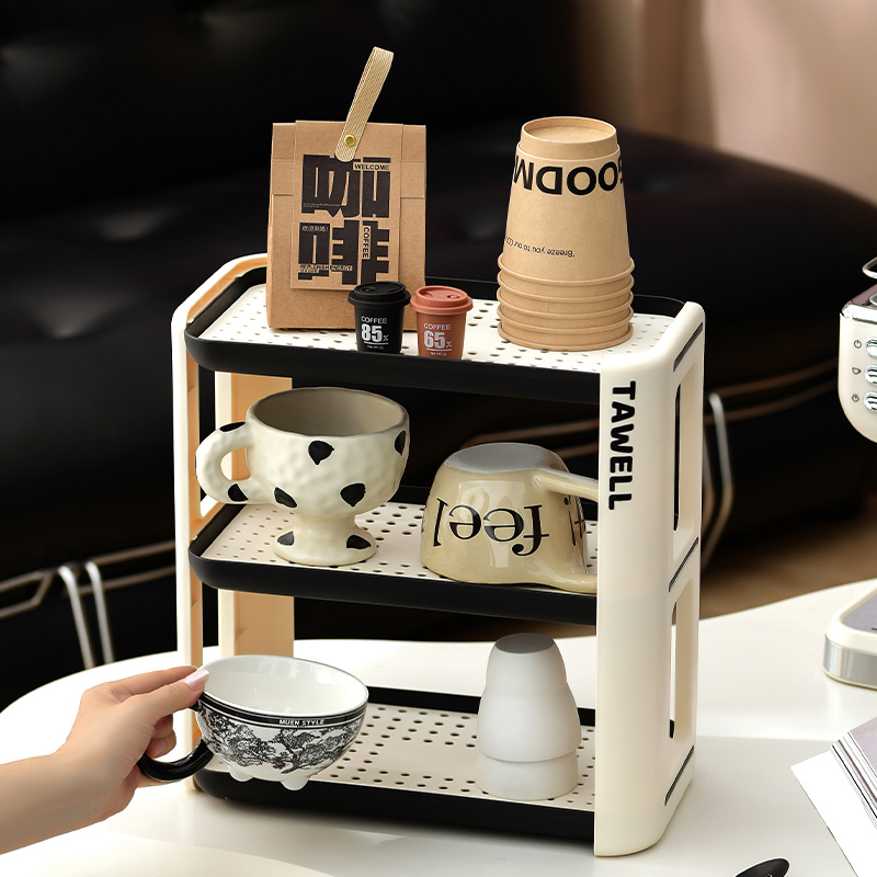 高颜值杯子收纳置物架多层杯子架