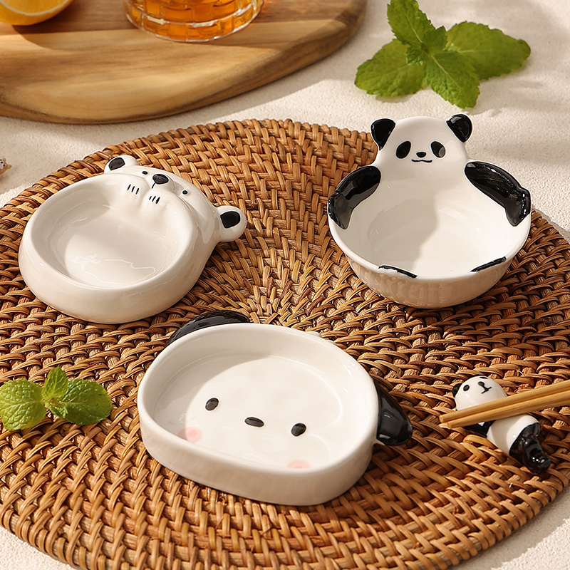 cookzone可爱软萌陶瓷蘸料碟