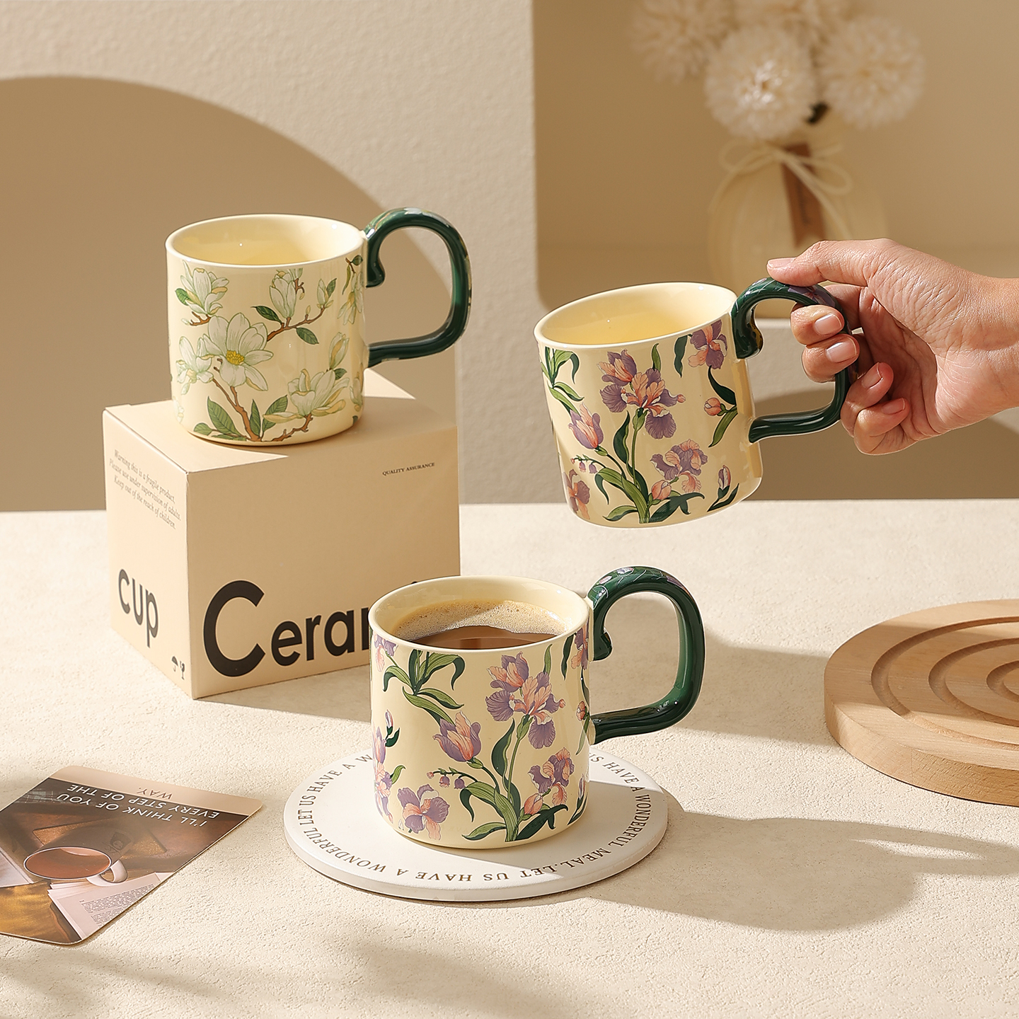 cookzone复古陶瓷高颜值马克杯