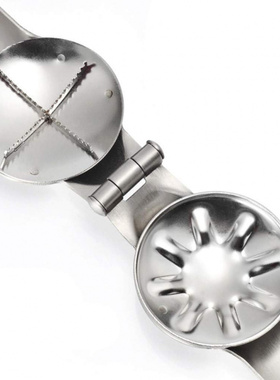 板栗夹 不锈钢板栗开口器 剥栗子十字开口器坚果去皮去壳夹子