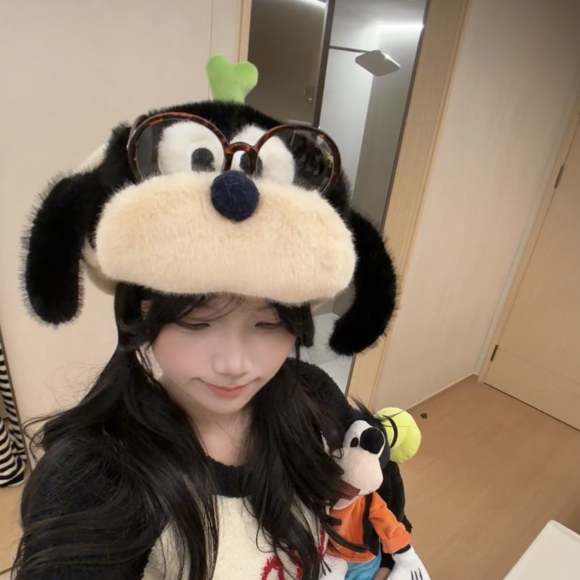 新款雷锋帽一帽两戴高飞布鲁托