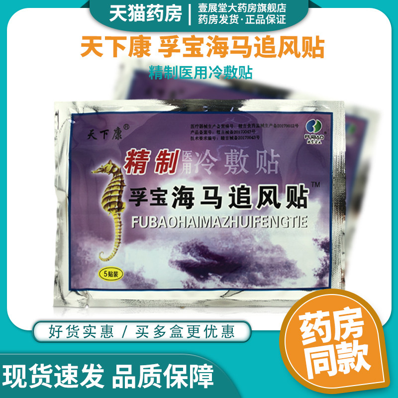 天下康医用冷敷贴海马追风贴5贴 jq