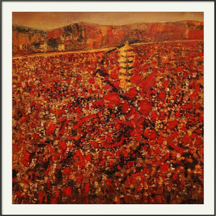 【已装裱】中国青年美协会员 陈彬【人民万岁】全屋装饰数码版画