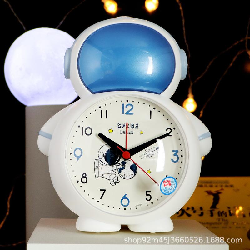 太空人闹钟学生学习时尚创意闹钟