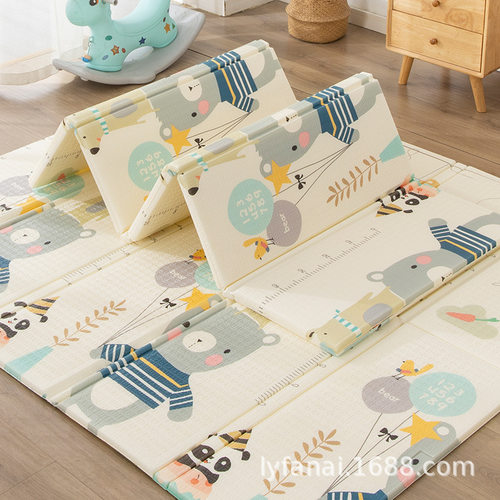 婴儿XPE双面卡通折叠垫2厘米客厅