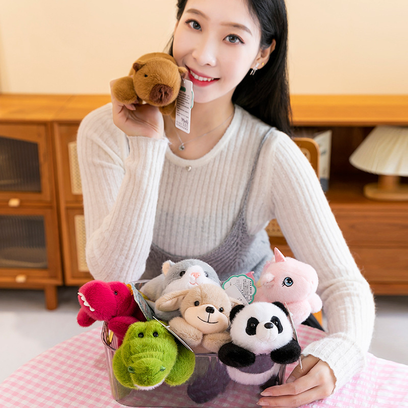 可爱小动物掌中宝趴趴玩偶熊猫