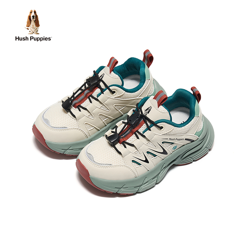 暇步士童鞋儿童运动鞋男童老爹鞋户外软底中大童网面透气休闲鞋子