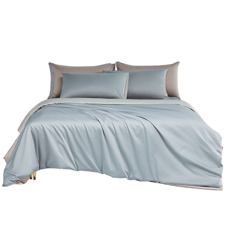 罗莱家纺60支贡缎纯棉全棉学生宿舍单人被套被罩枕套床笠床单件