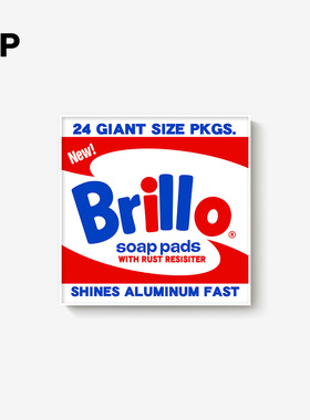 无聊计划Brillo波普艺术潮流版画玄关斗柜墙壁装饰画字母摆画挂画