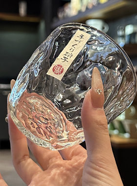 ins餐厅家用日式耐热玻璃茶杯