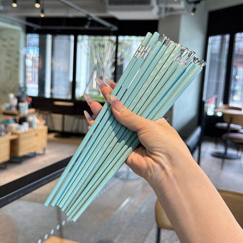 持握舒适合金筷子家用