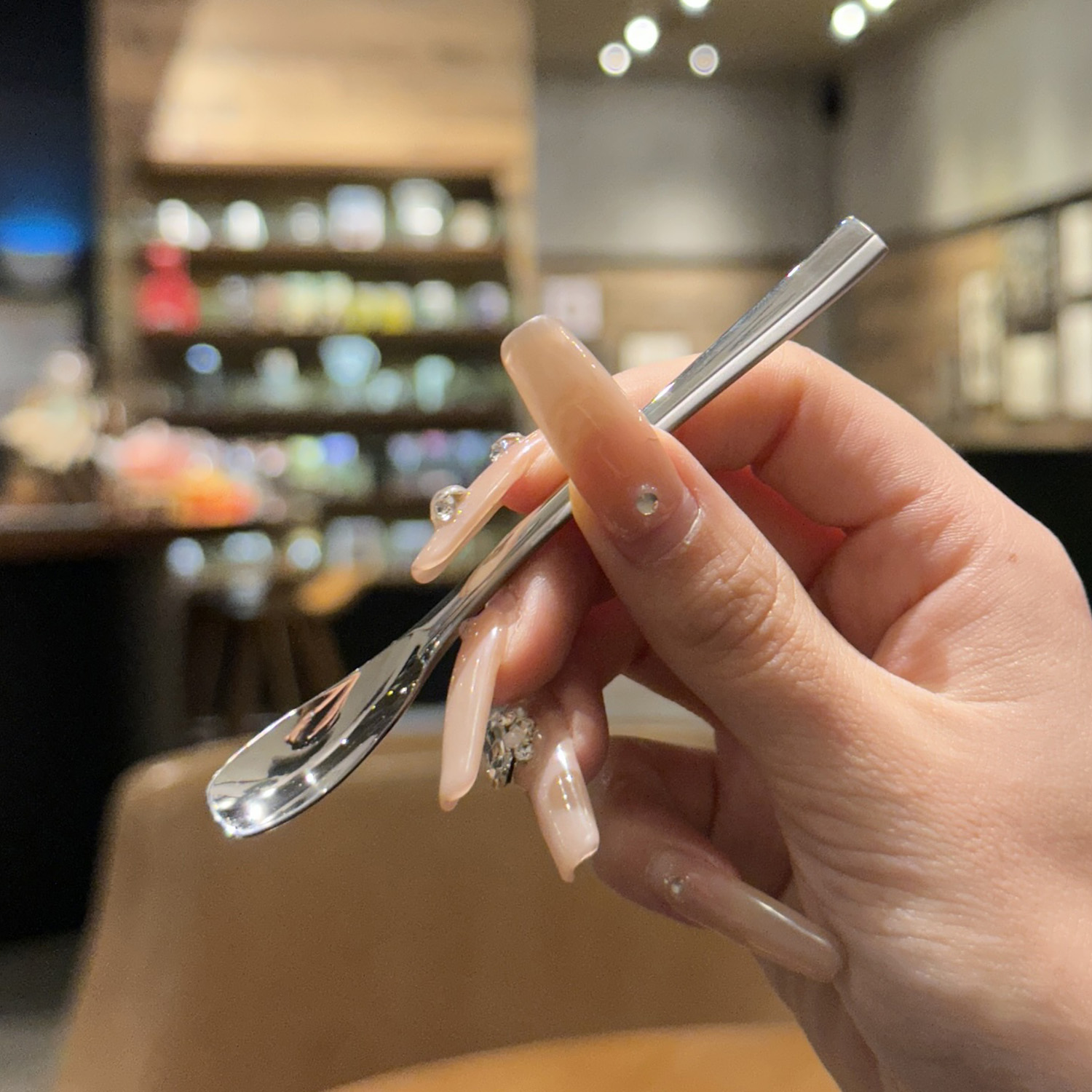 1810不锈钢可爱迷你特小咖啡勺