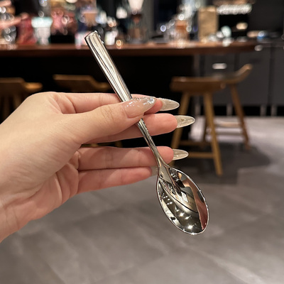 高定专柜货！真心好！316品级不锈钢 甜品勺西餐茶勺咖啡搅拌勺子