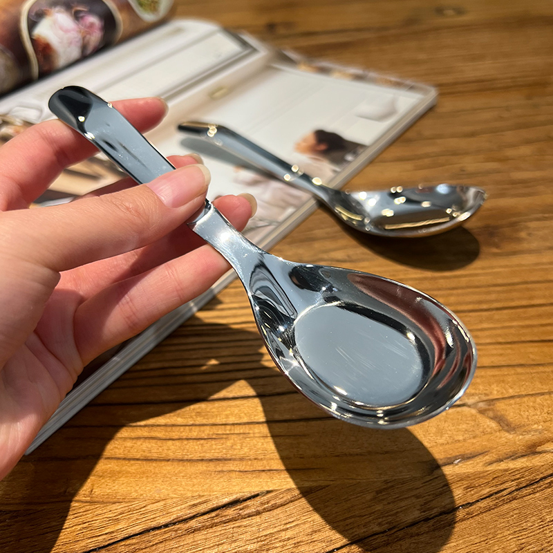 质感货!316不锈钢材质勺子家用