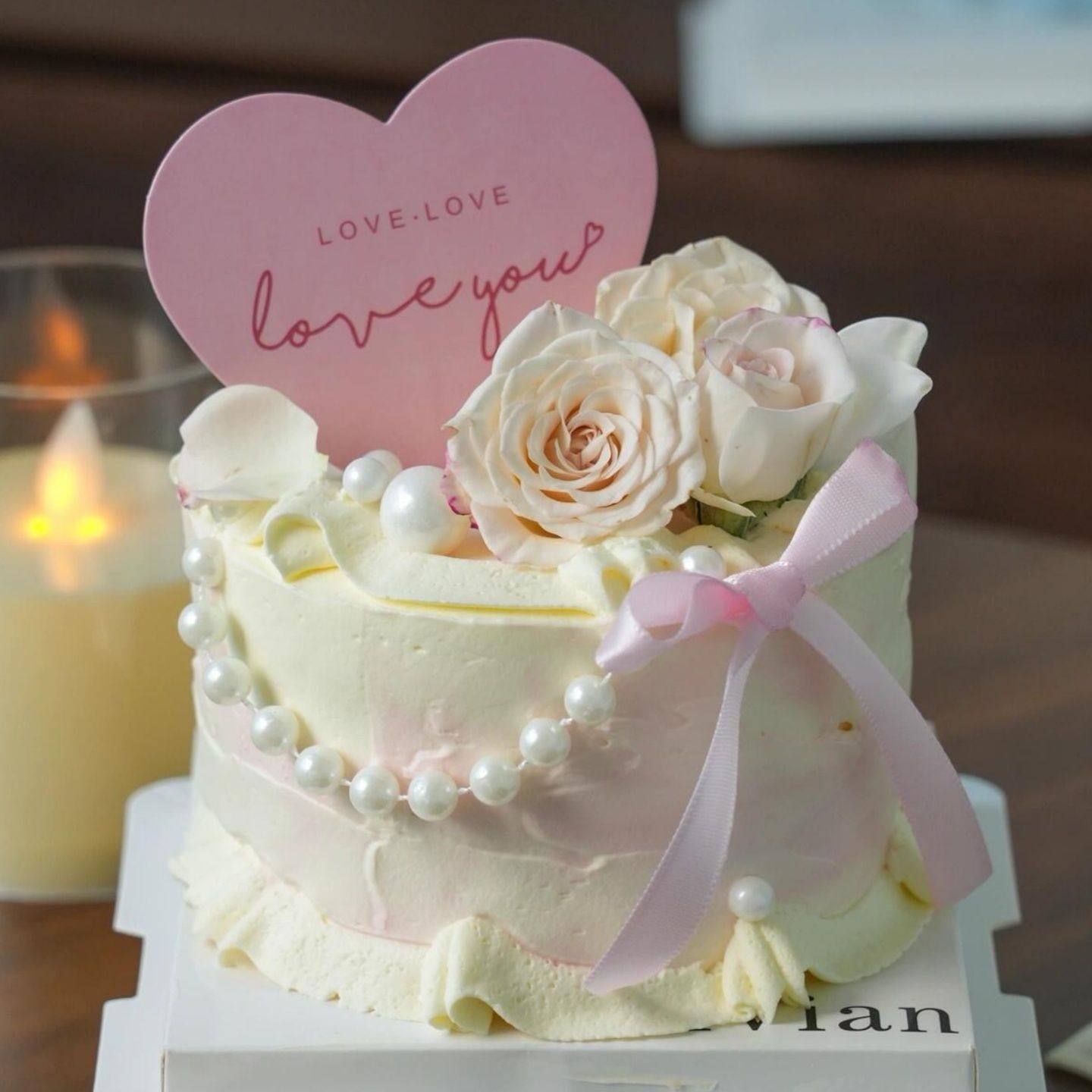 七夕情人节蛋糕装饰爱心卡片仿真玫瑰花珍珠链情侣告白烘焙装扮,节庆用品/礼品,蛋糕/烘焙装饰用品,淘宝优惠券,粉丝福利购,淘宝优惠卷