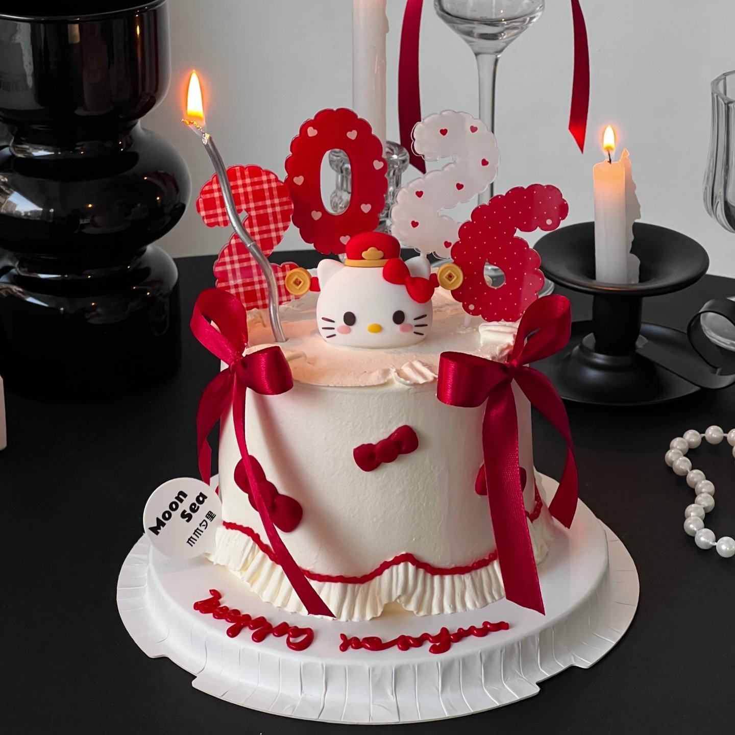 2026新年财神kt猫蛋糕装饰摆件多巴胺数字元旦跨年烘焙装扮插件,节庆用品/礼品,节日装扮用品,淘宝优惠券,粉丝福利购,淘宝优惠卷