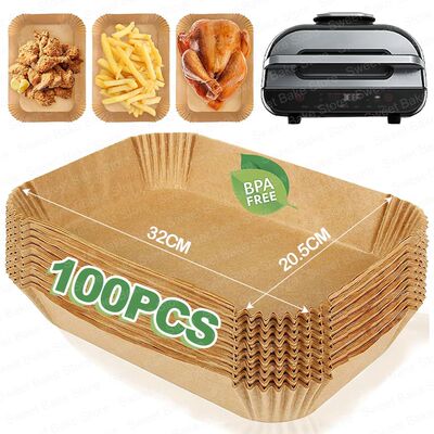 Air Fryer Liners Rectangular Disposable Parchment Paper for