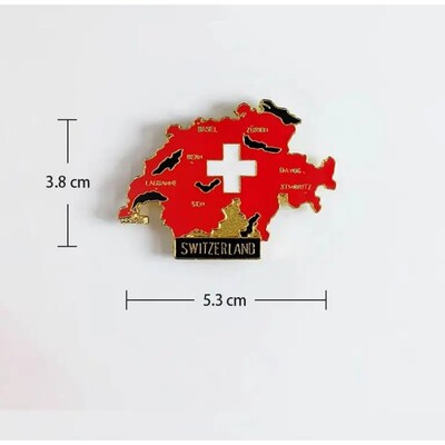 Switzerland Fridge Magnets tourist Souvenir Basel Zermatt Ma