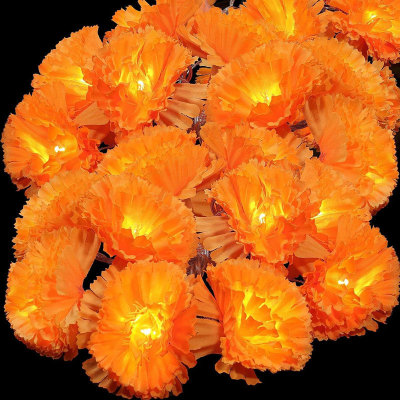 Dahlia String Lights Led Halloween Chrysanthemum Lights Mona