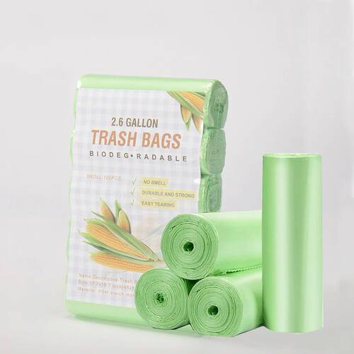 80/100pcs Trash Bags Biodegradable Bathroom Trash Bags with