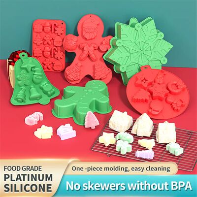 Silicone Mold Bakeware DIY Chocolate Mold Christmas Trees Sn